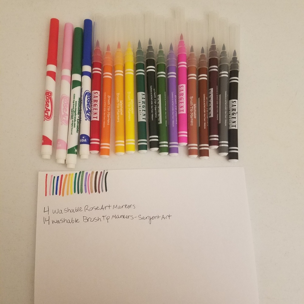 Clean out sale 18 washable marker Destash